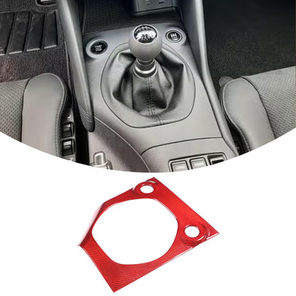 Red Real Carbon Fiber Interior Center Console Trim For Nissan Z 400Z RZ34 2023+ 26