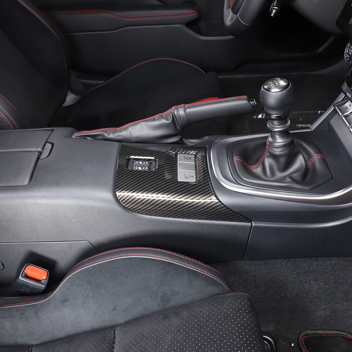 ABS Carbon Fiber Interior Center Console Trim Set Fits For GR86/BRZ 2022-2025 US - Variants 1-5 27