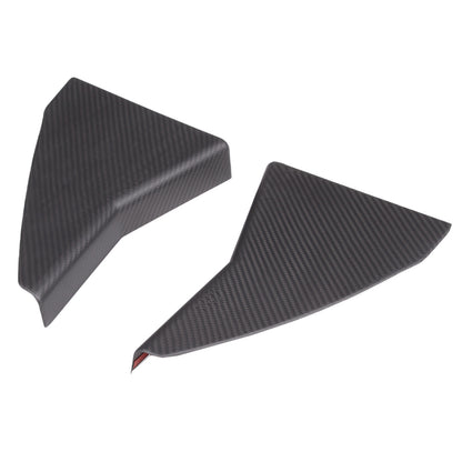 Matte Carbon Fiber Engine Bay Window Glass Side Trim Cover For Corvette C8 20-26 10