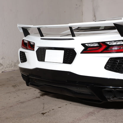 Alloy Rear License Plate Filler Trim Cover For Corvette C8 Stingray Z51 20+ 57