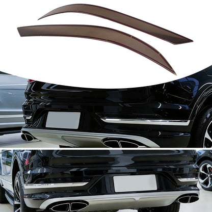 Smoked Black Rear Fog Light Lamp Trim Cover For Bentley Bentayga 2021-23 US 11