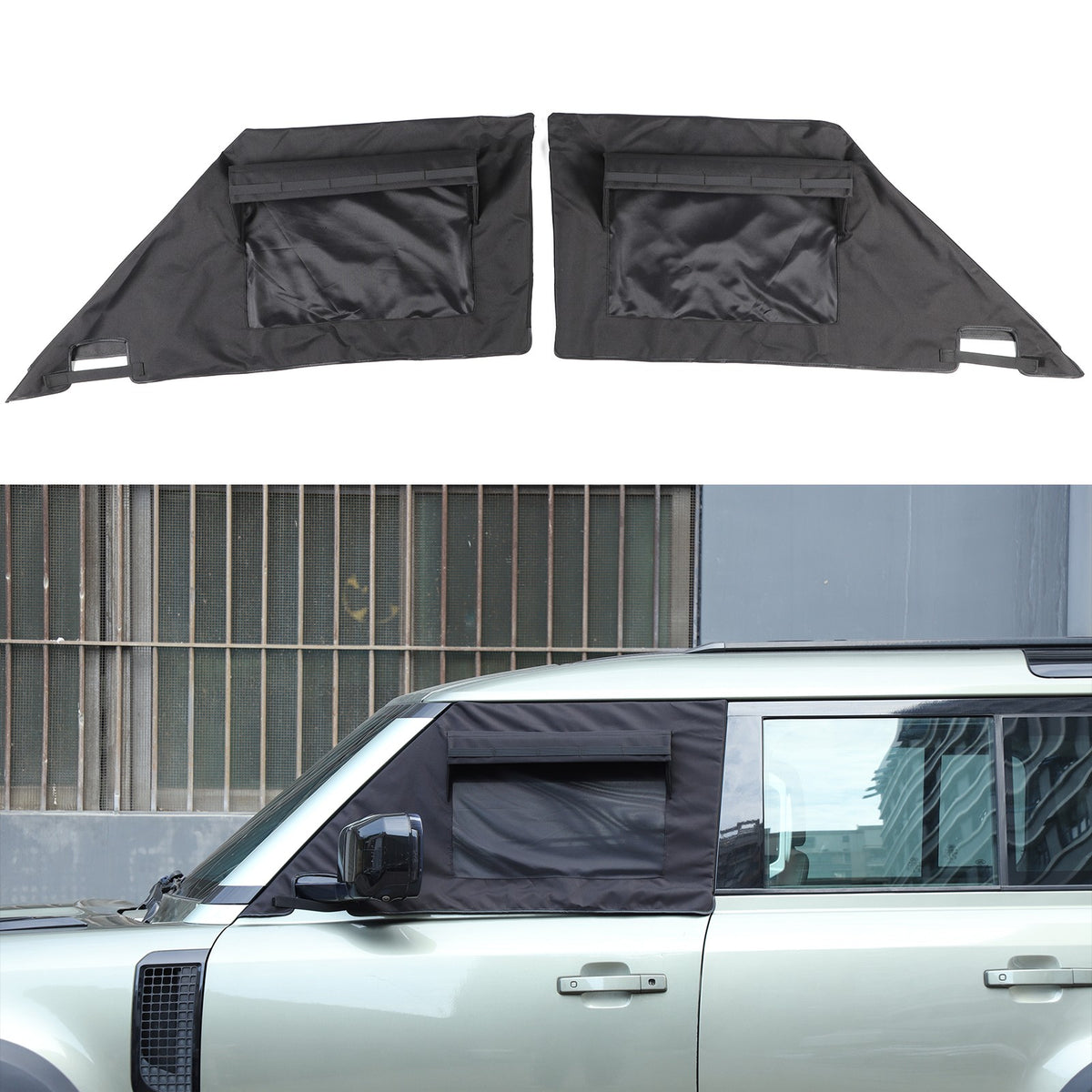 Front Window Sunshade Cover Trim For Land Rover Defender L663 2020+ 2