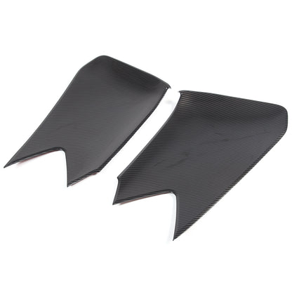 ABS Carbon Fiber Interior Anti-Kick Door Panel Cover Trim Kit For Corvette C8 5