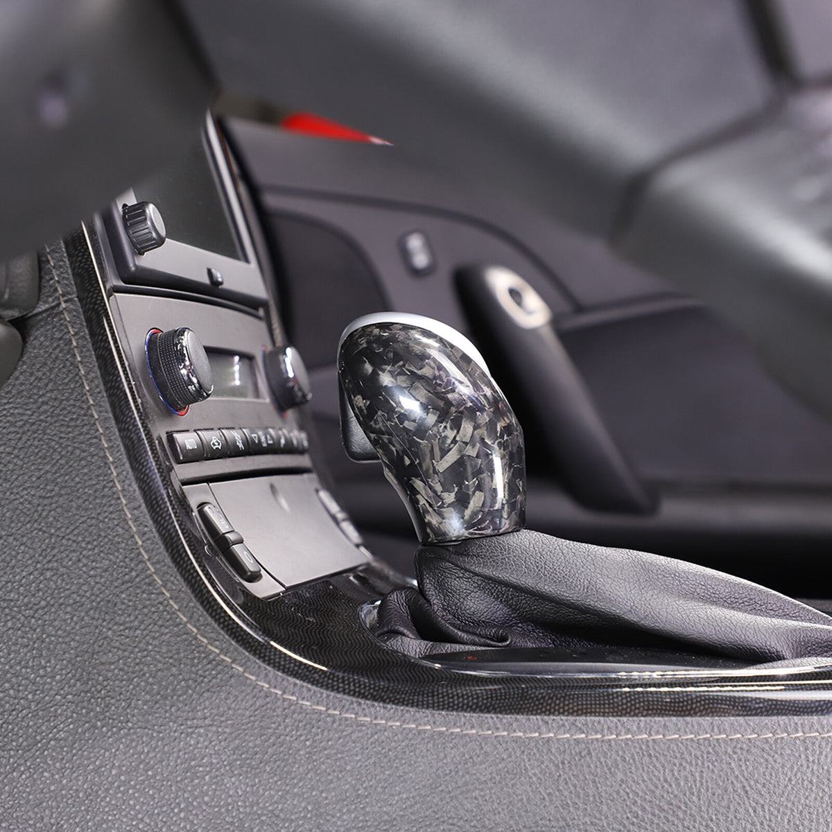 Forged Real Carbon Fiber Full Interior Set Decor Cover Trim Kit for Corvette C6 100
