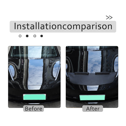 Front Leather Hood Cover Protector Bra Trim For Tesla Model 3/Y 2016-24 18