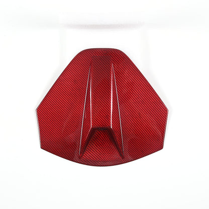 Red Real CARBON FIBER Rear Decklid Camera Cover For 20-Up Corvette C8 Coupe 7