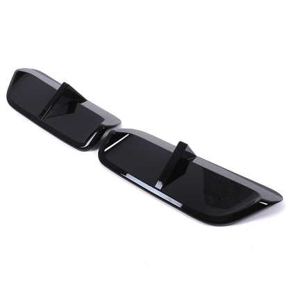 Piano Black Rear Lower Bumper Side Spoiler Trim For BMW X1 U12 23+ Sport US 13