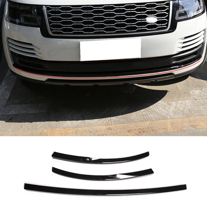 Gloss Black Front Grille Bumper Body Trim Kit For LR Range Rover Vogue HSE 18-22 13