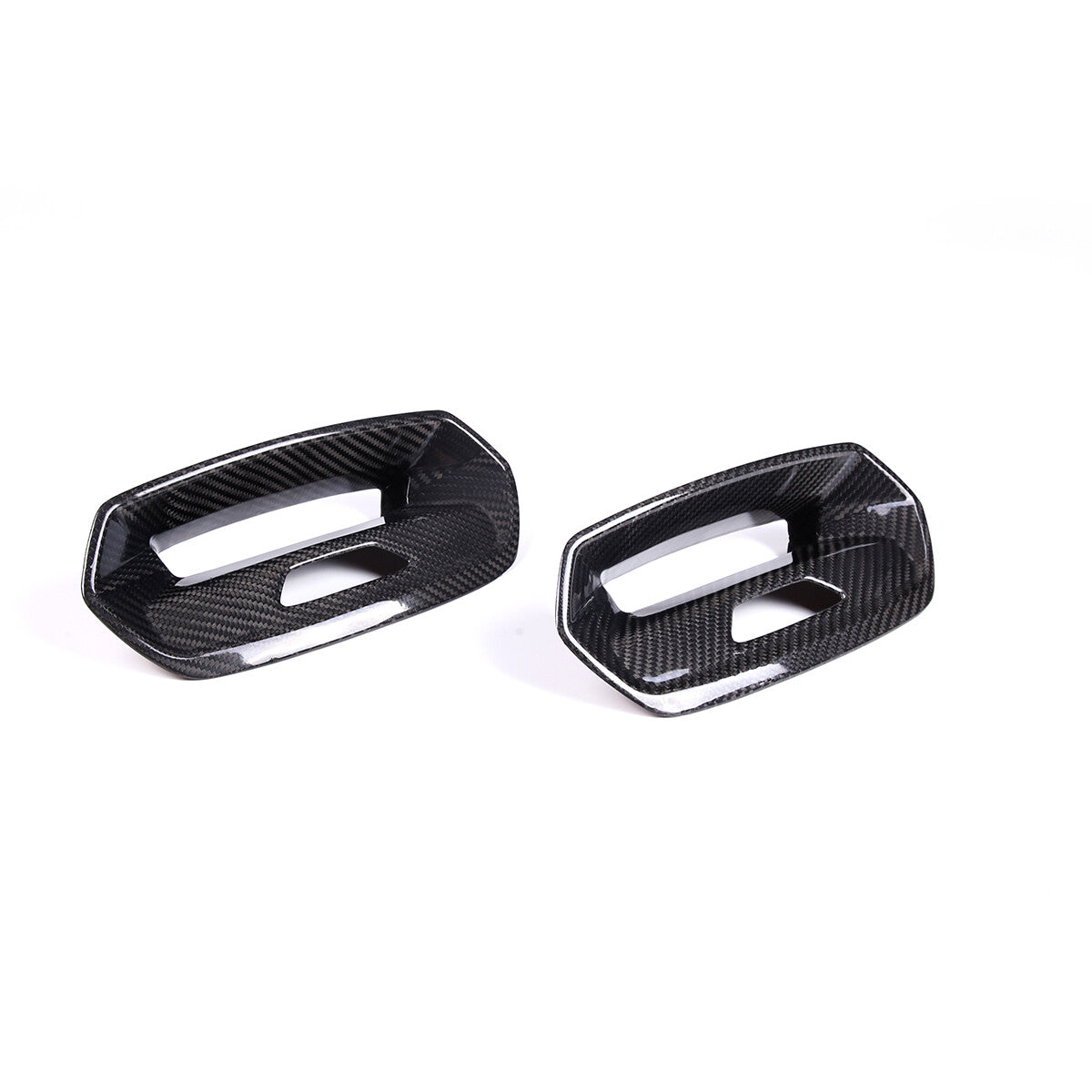 Carbon fiber Seat Headrest Back Hook Cover Trim For Lamborghini URUS 2018-23 11