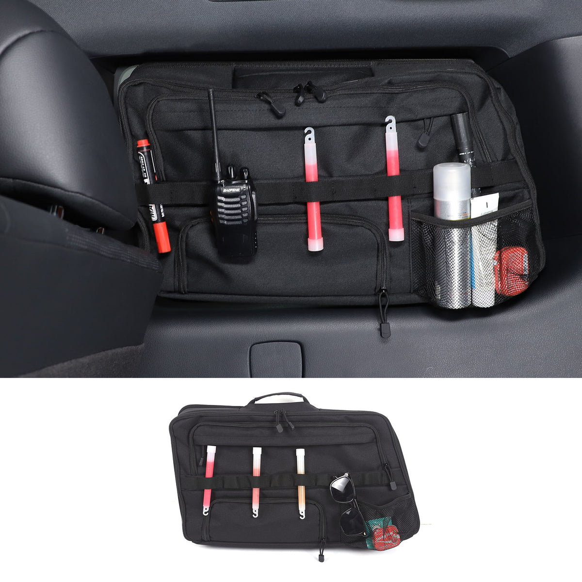 Car Trunk Right Side Window Storage Bag For Toyota Land cruiser LC250 2024 3