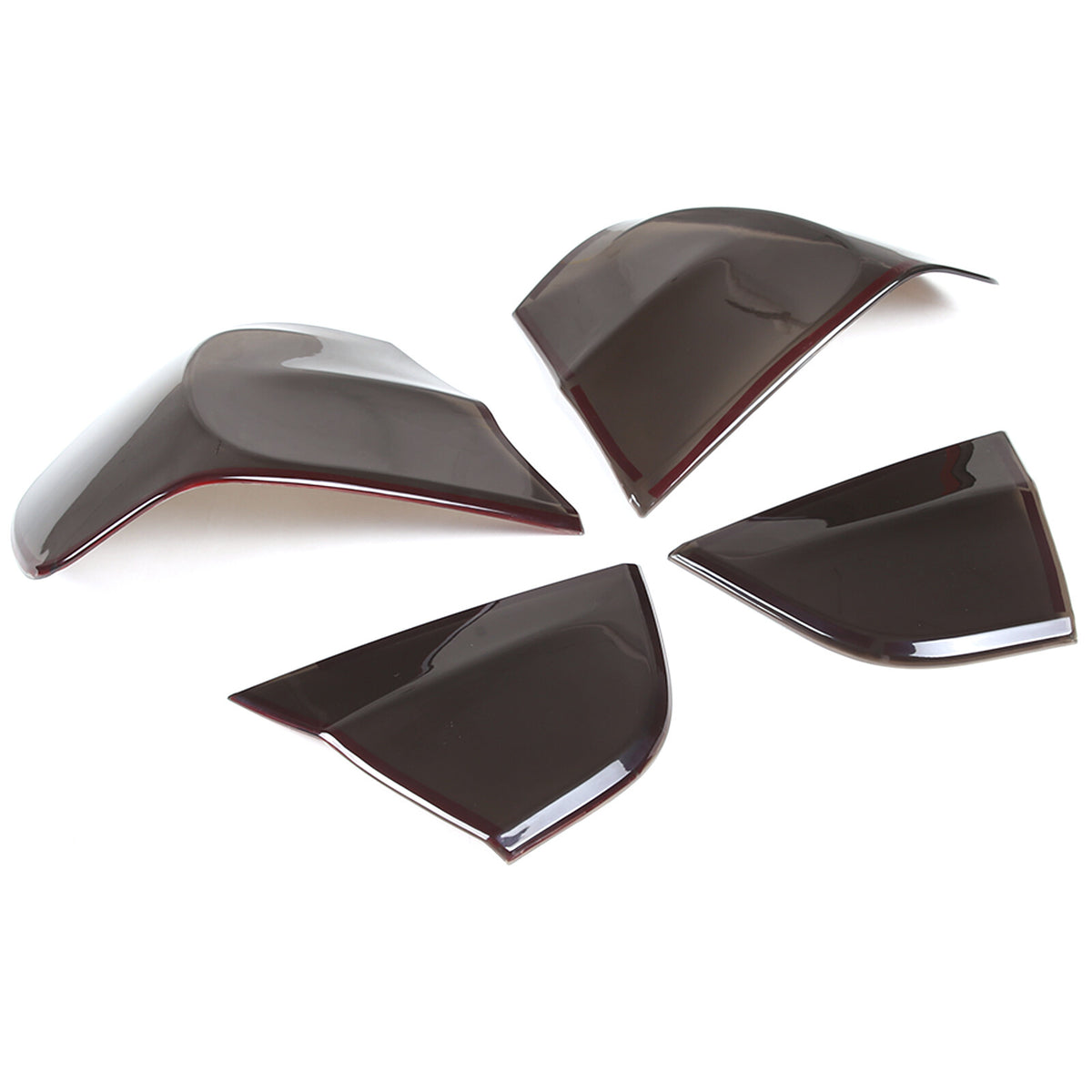 Smoked Black Rear Tail Light Guard Cover Trim Bezels For BMW 3 Series E90 09-12 10