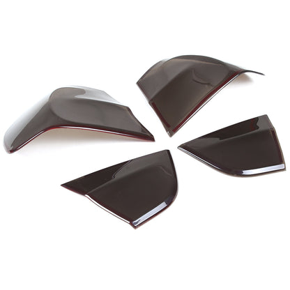 Smoked Black Rear Tail Light Guard Cover Trim Bezels For BMW 3 Series E90 09-12 10