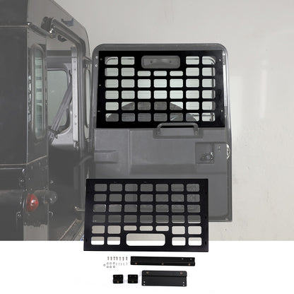Tailgate Rear Window Trunk Storage Molle Panel For LR Defender 90 110 2004-2019 1