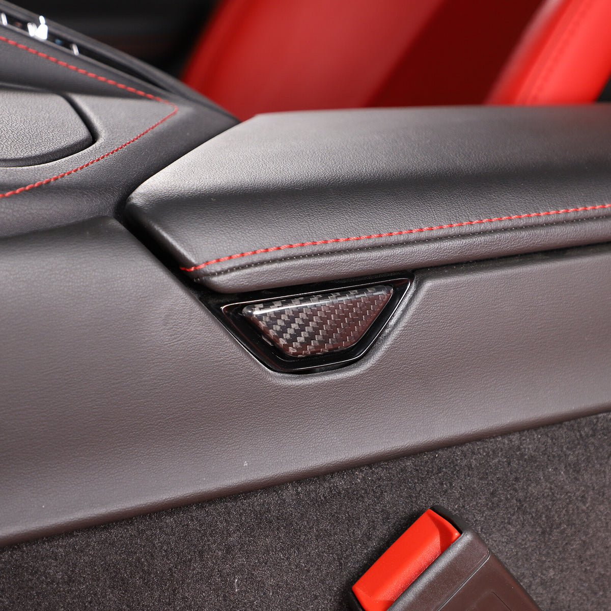 Real Dry Carbon Fiber Full Interior Center Set Trim Kit For Corvette C8 20-25 US - Styles 1-5 38