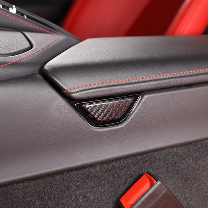 Real Dry Carbon Fiber Full Interior Center Set Trim Kit For Corvette C8 20-25 US - Styles 1-5 38