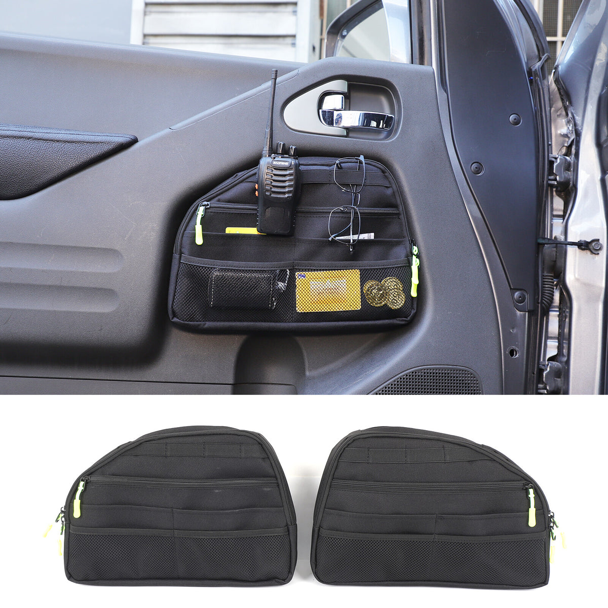Front Door Side Storage Bag Tray For Nissan Frontier 2009-2017 11