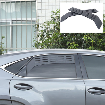 Aluminum Rear Door Window Louver Air Vent Panel Trim Cover For Lexus NX 2015+ 14