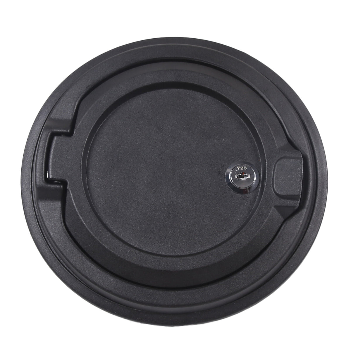 Locking Fuel Door Black Gas Tank Cap Cover Lock Key For Hummer H2 2003-2009 32