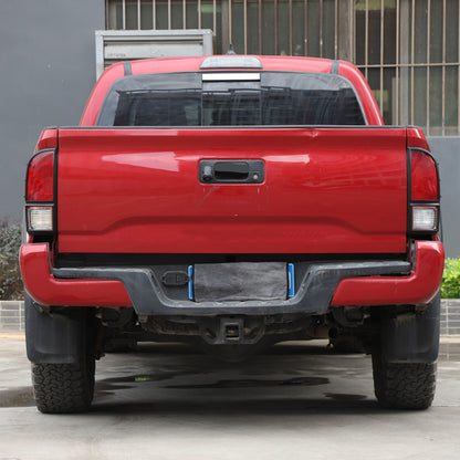 Matte Black Rear Taillight Trim Cover Bezel For Toyota Tacoma 2016-2023 2