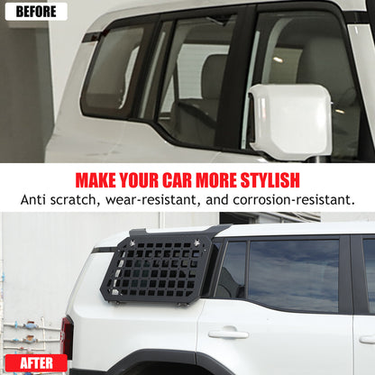 Left Side Molle Panel Trunk Shelf Storage Organizer For Land Cruiser LC250 US 17