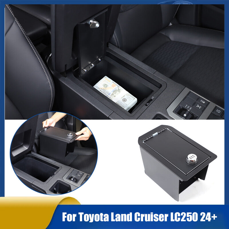 Center Armrest Safe Storage Lock Box TRAY For Toyota Land Cruiser LC250 24+ US 1