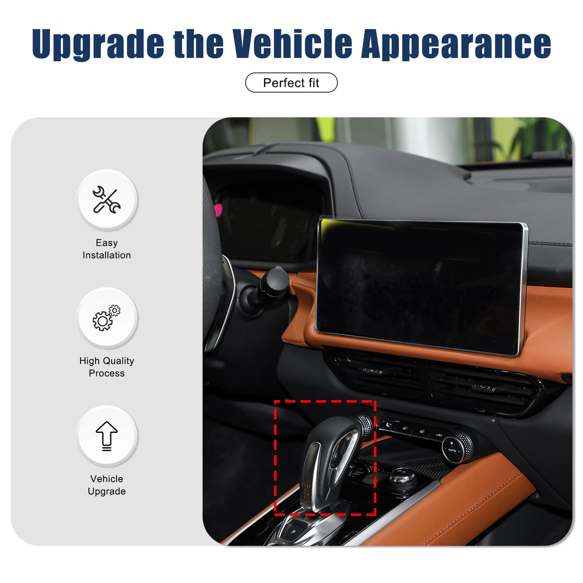 Real Carbon Fiber Gear Shift Knob Head Cover Trim Cap For Lotus EMIRA 2022-2025 7