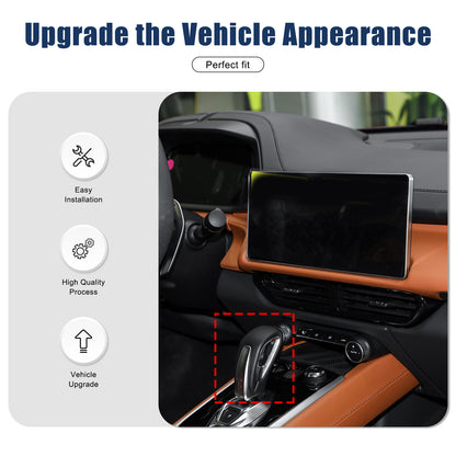 Real Carbon Fiber Gear Shift Knob Head Cover Trim Cap For Lotus EMIRA 2022-2025 7