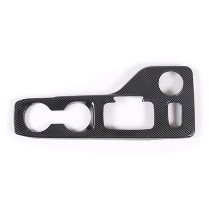 Carbon Fiber ABS Central Console Gear Shift Panel Trim For Ford Ranger 2023-2024 1