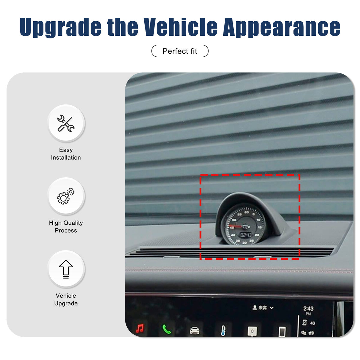 Real Carbon Fiber Instrument Trim Overlay For Porsche Panamera 971 17-23 US 8