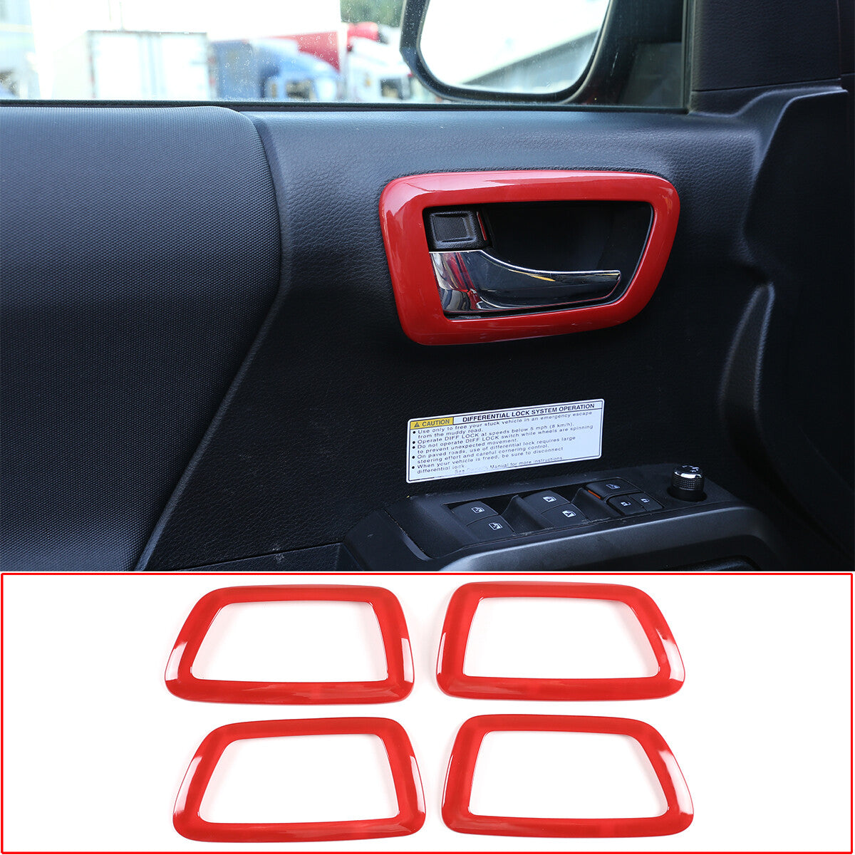 14X For Toyota Tacoma ABS Red Car Central Control Interior Accessories 2016-2022 7