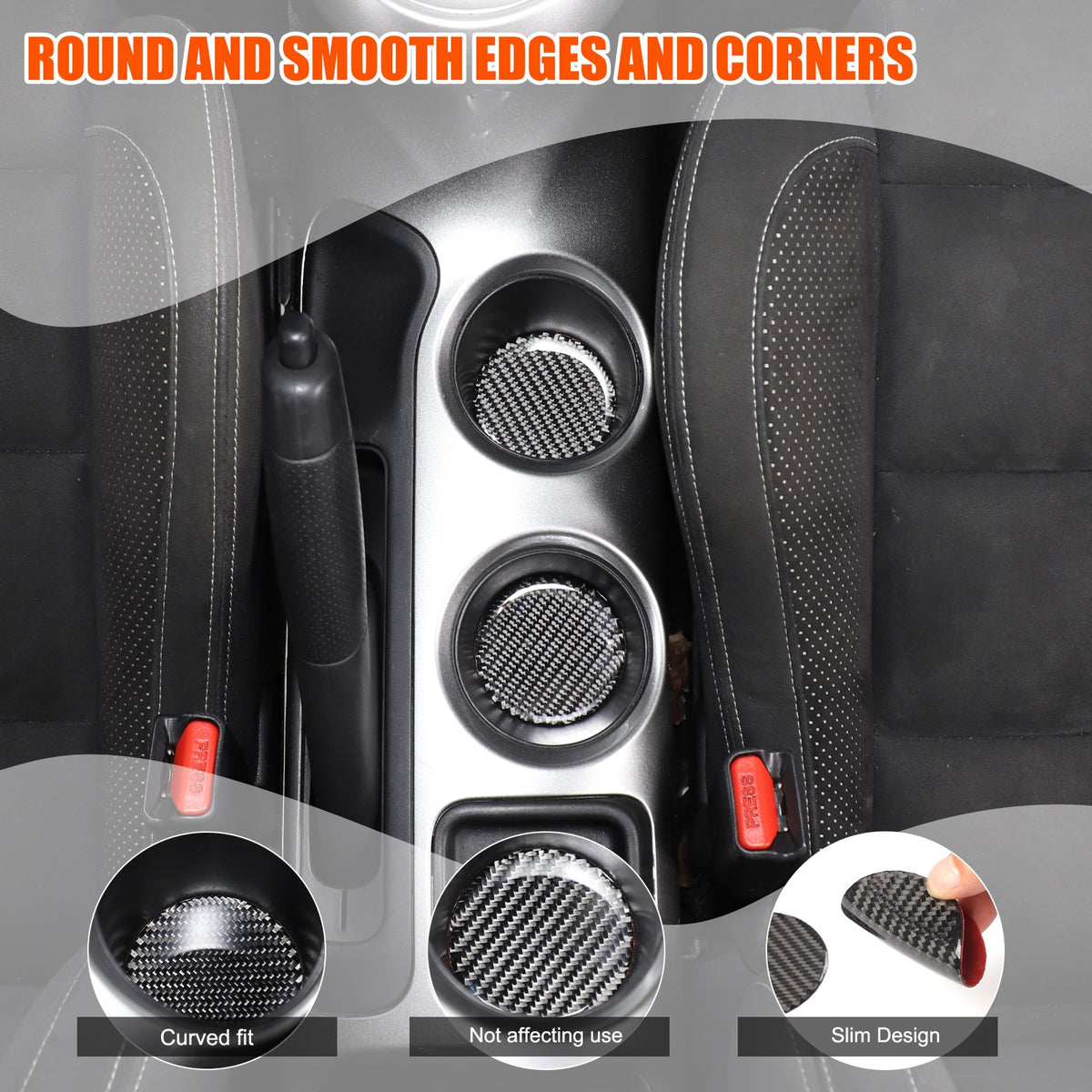 Soft Carbon Fiber Interior Center Console trim Sticker For Nissan Juke 2011-2019 178