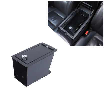 Steel Center Console Safe GUN Storage Lock Box W/ TRAY For Acura RDX 13-17 US 1