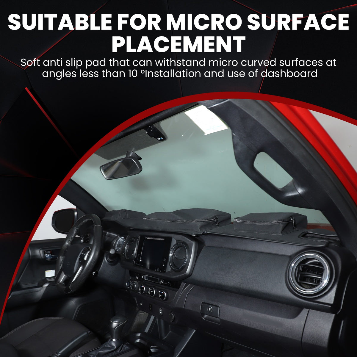 Interior Center Console Dashboard Storage Bag For Toyota Tacoma 2016-22 9