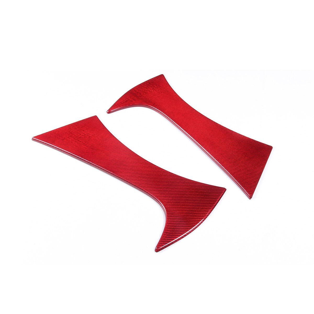Red Car Side Door Fender Vent Air Wing Cover Trim For Subaru BRZ 2022-2023 6
