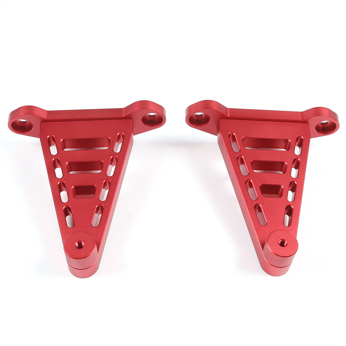 Replacement Red Alloy Hood Hydraulic Rod Base Bracket For Corvette C8 2020-2026 12