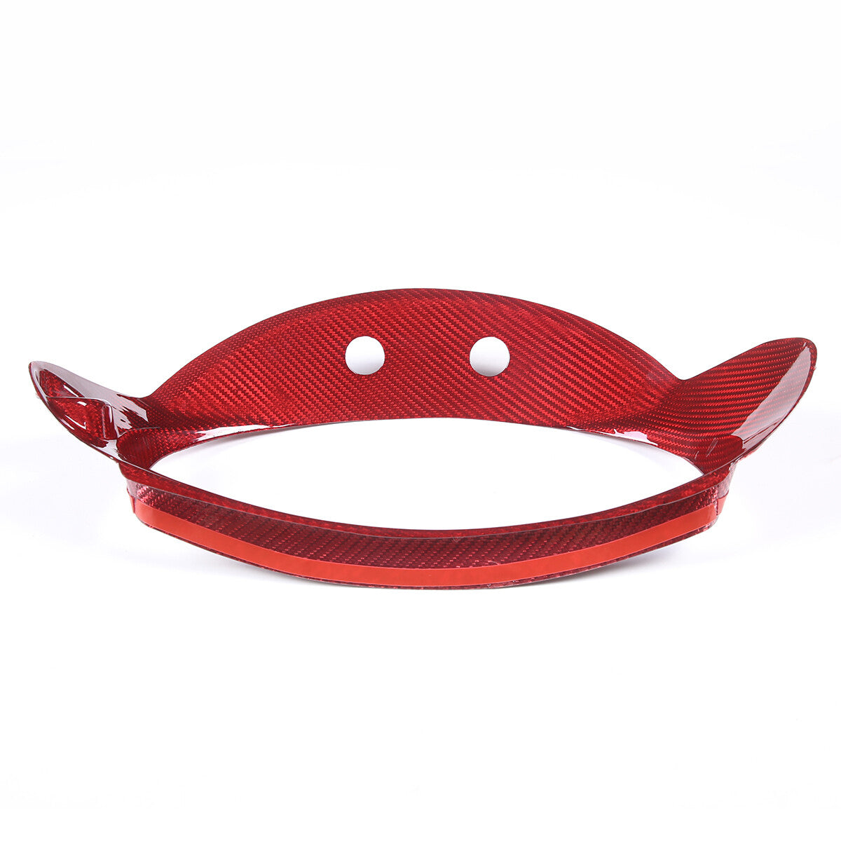 Red Carbon Fiber Dashboard Box Cover Bezel Trim For Toyot Subaru BRZ 2022-23 5