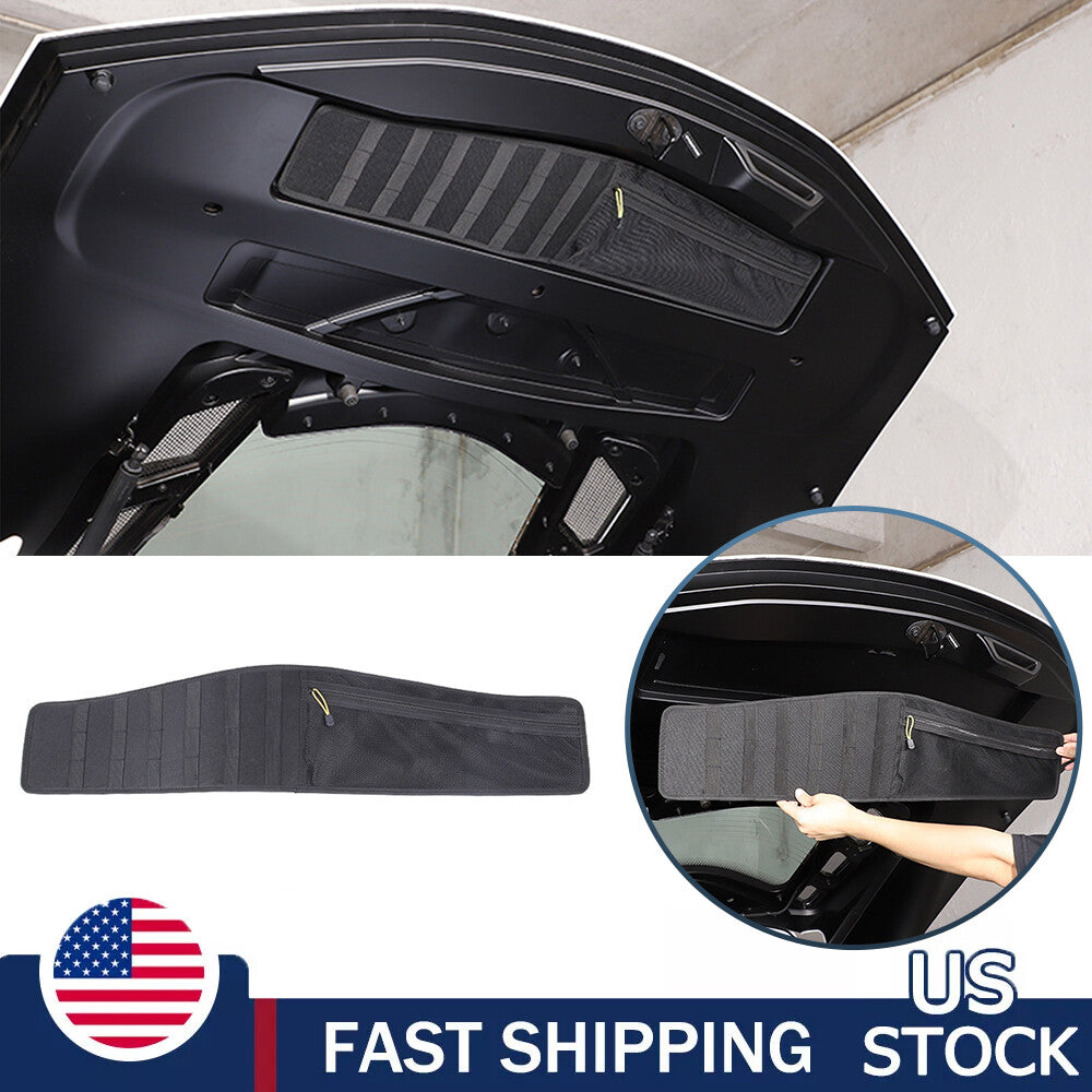 Black Rear Trunk Cover Storage Cargo Board Cover Shade For Corvette C8 20-26 US 1
