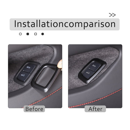 Matte Black ABS Full Interior Set Cover Trim Kit For Corvette C8 2020-25 - Styles 6-10 37