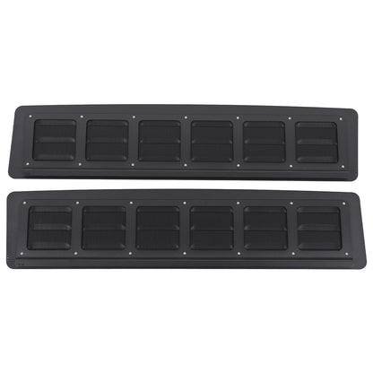 Aluminum Rear Door Window Louver Air Vent Panel Trim For Honda Pilot 2016-2022 16
