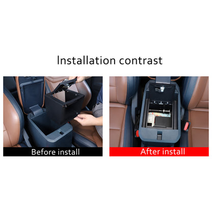 Interior Console Lock Security Storage Vault Safe Box For Ford Maverick 2022 18