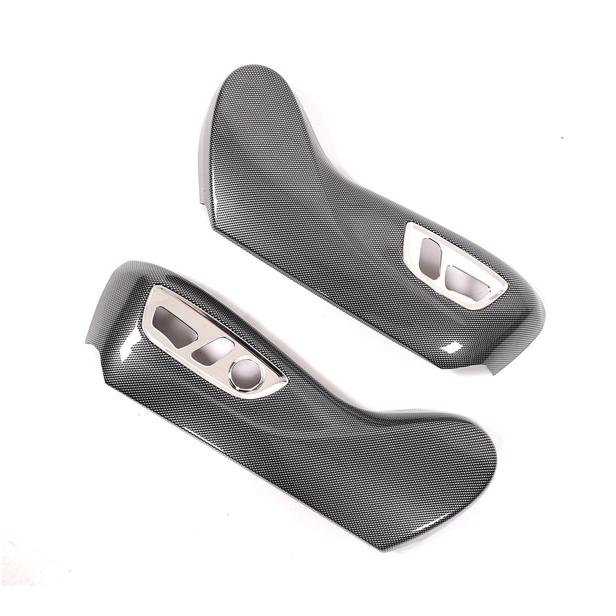 ABS Carbon Seat Adjustment Button Trim Cover For Toyota Land Cruiser LC250 24+ 21