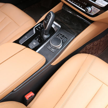Real Carbon Fiber Center Console Mode Knob Trim For BMW 5 Series G30 2018-22 US 6