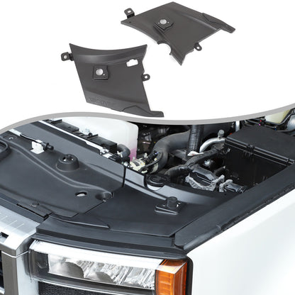 ABS Black Front Engine Bay Side Trim For Toyota Land Cruiser Prado LC250 24+ US 1