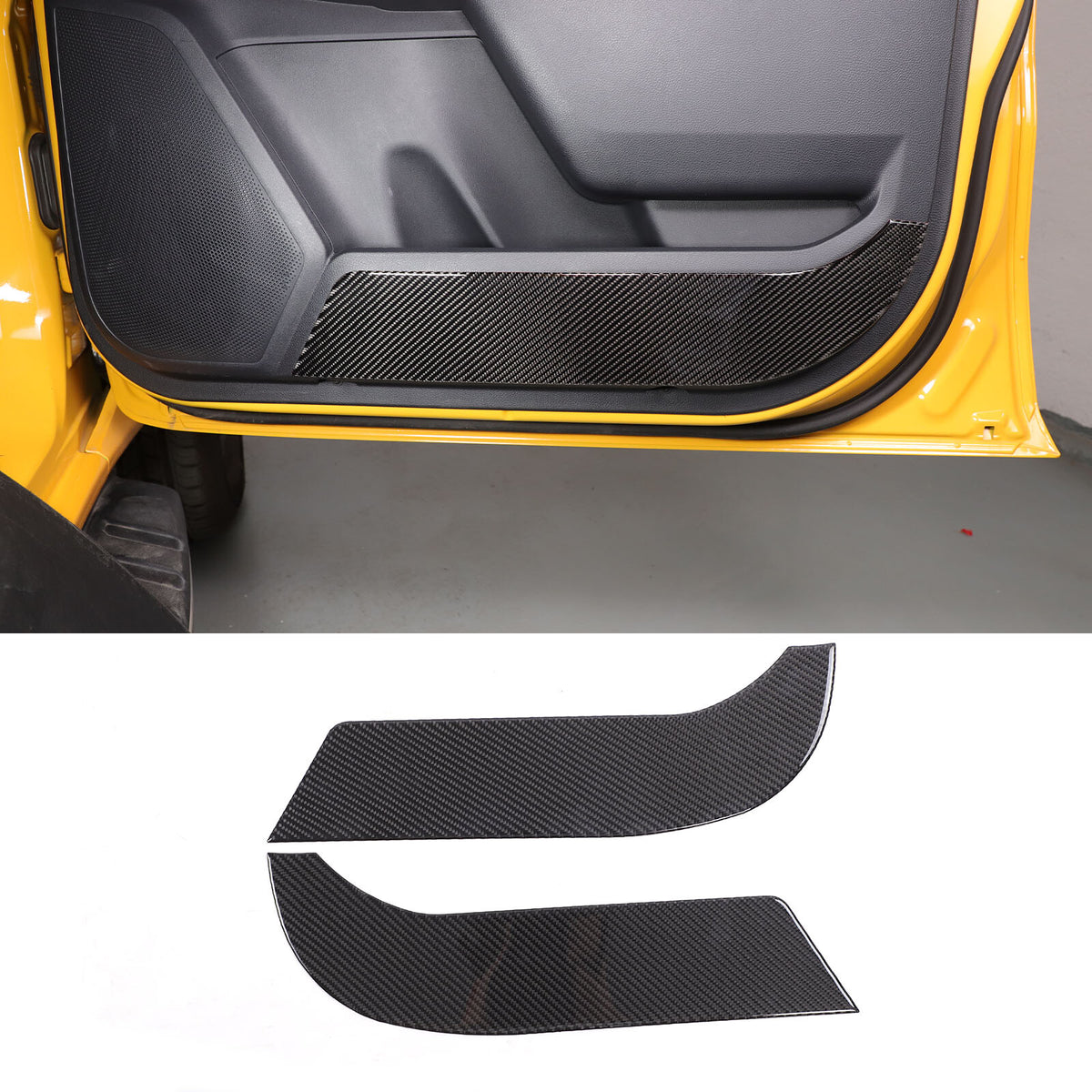 Front & Rear Door Bottom Anti-Kick Sticker Trim For Ford Ranger Raptor T9 2024 11