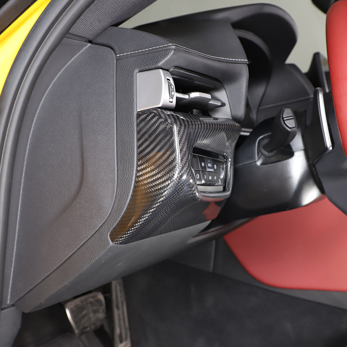 Real Carbon Fiber Full Interior Set Decor Trim Kit For Toyota Supra A90 MK5 19+ 178