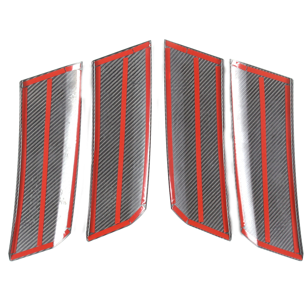 Real Carbon Fiber Side Fender Vents Panel Trim Kit For Corvette C6 2005-2013 16
