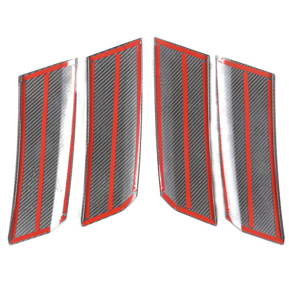 Real Carbon Fiber Side Fender Vents Panel Trim Kit For Corvette C6 2005-2013 16