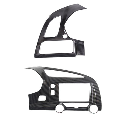 ABS Carbon Center Dashboard AC Air Vent Cover Trim Set For Corvette C7 14-19 US 6