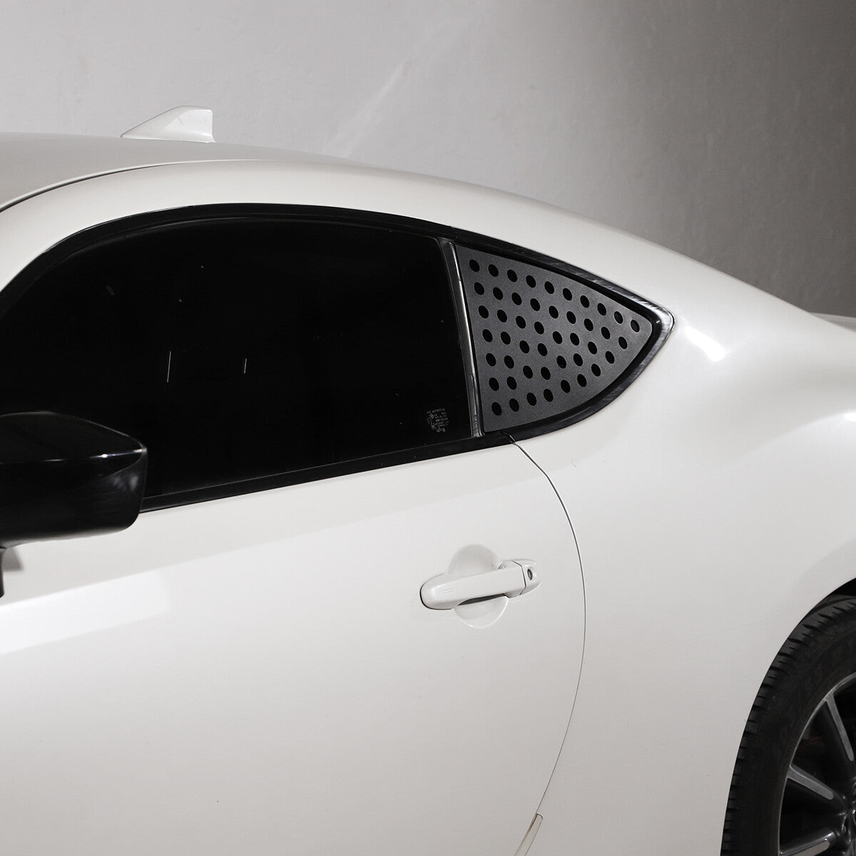 Back Triangular Window Glass Plate Cover Trim for Toyota 86/Subaru BRZ 2012-20 3