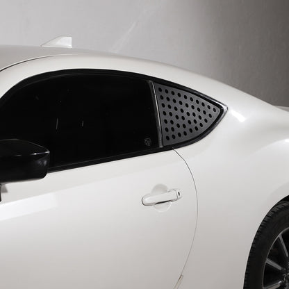 Back Triangular Window Glass Plate Cover Trim for Toyota 86/Subaru BRZ 2012-20 3